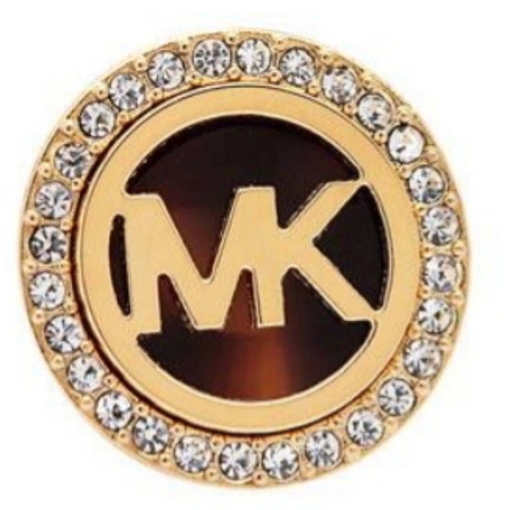 1 Michael Kors Diamond Stud Tortoiseshell Earring